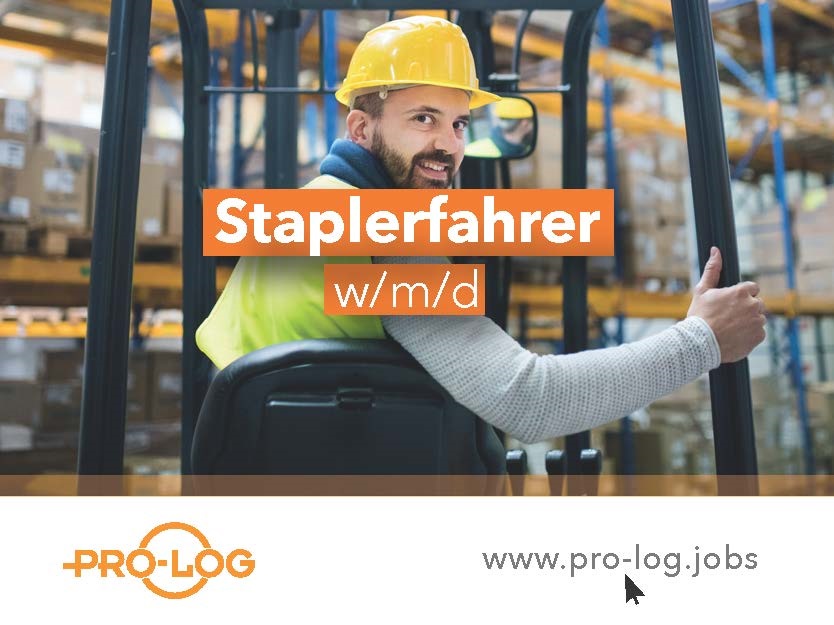 Template Staplerfahrer (m/w/d) von PRO-LOG Ruhr GmbH.